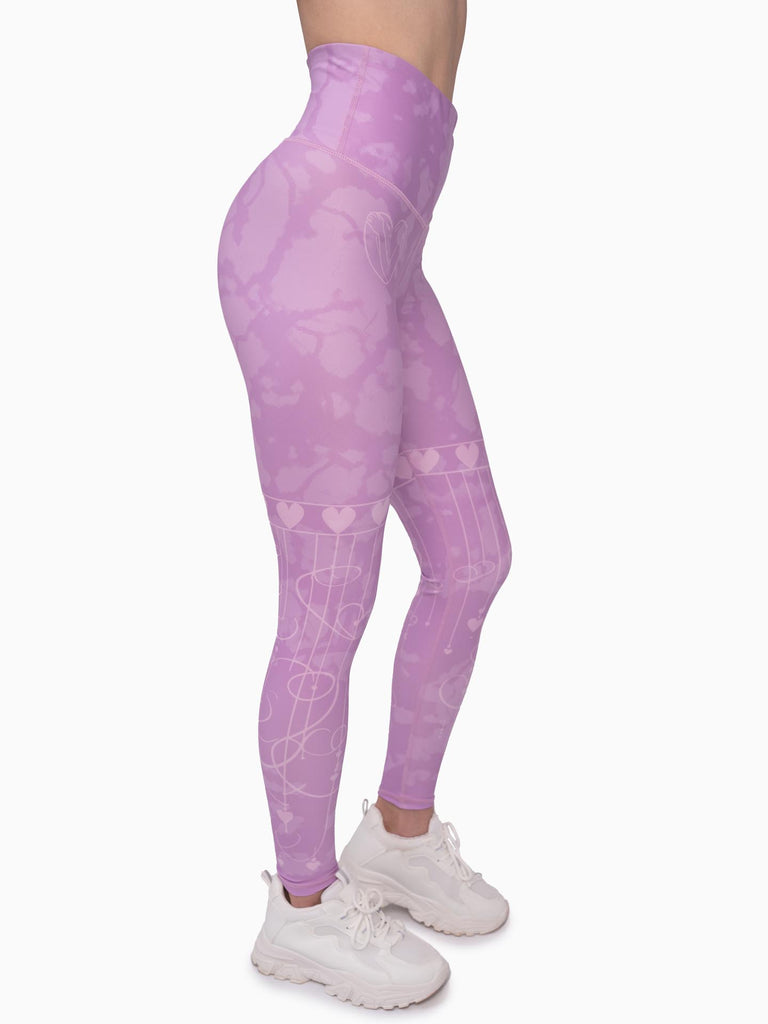 Anarchy Apparel Compression Leggings, Lovely Lilac