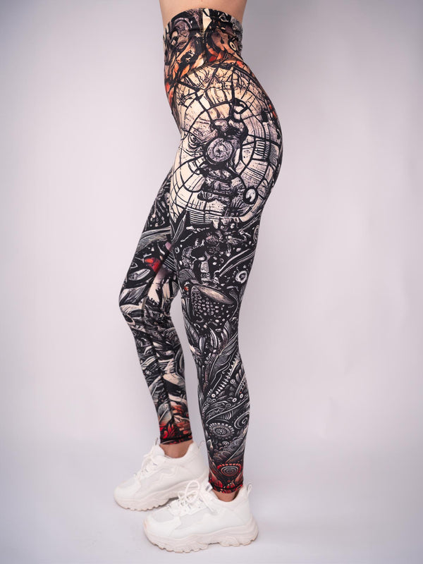 Anarchy Apparel Compression Leggings, Lunatique