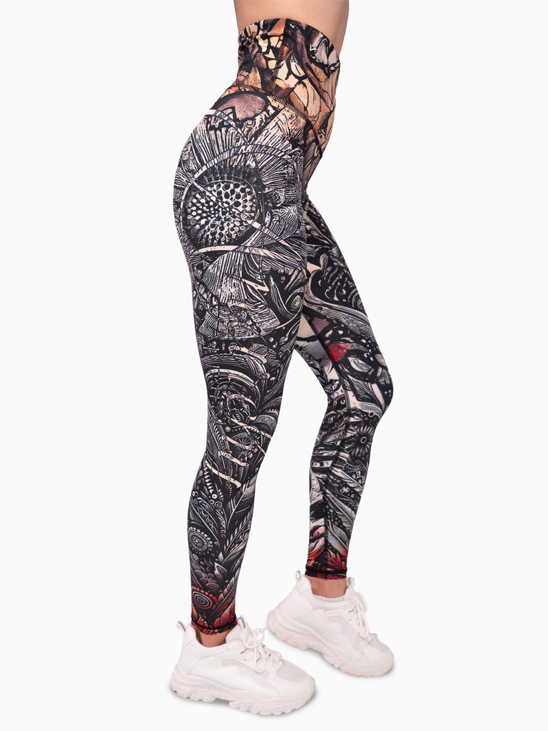 Anarchy Apparel Compression Leggings, Lunatique